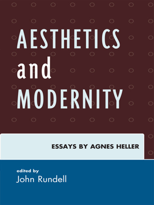 Cover image for Aesthetics and Modernity
